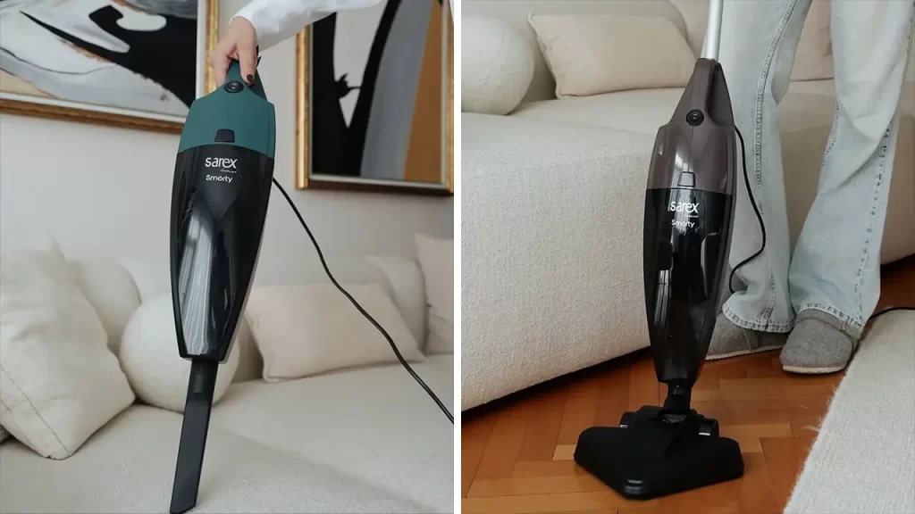 جارو ایستاده Sarex اصل ترکیه (شارژ مجدد) با تخفیف ویژه
